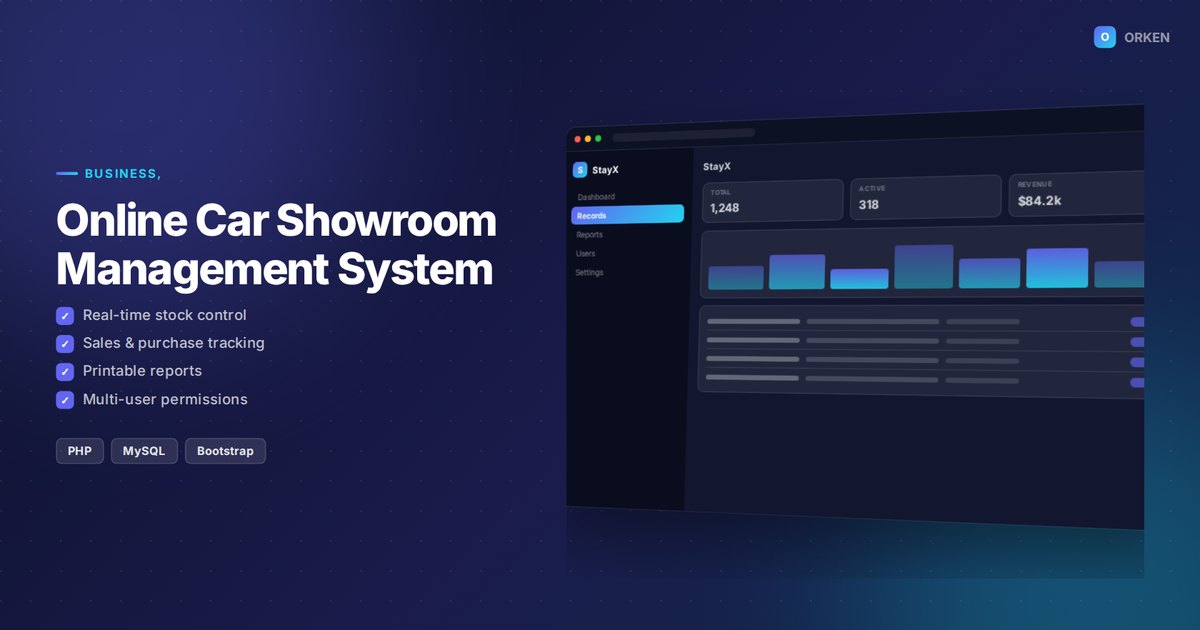 Online Car Showroom Management System