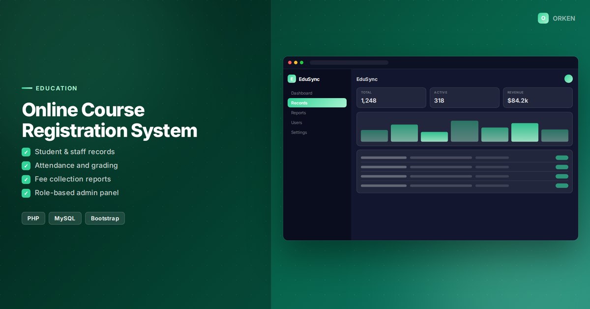Online Course Registration System