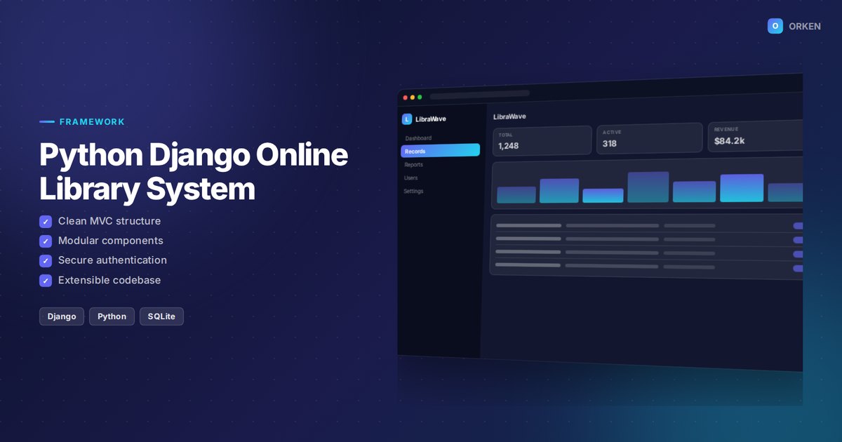 Python Django Online Library System